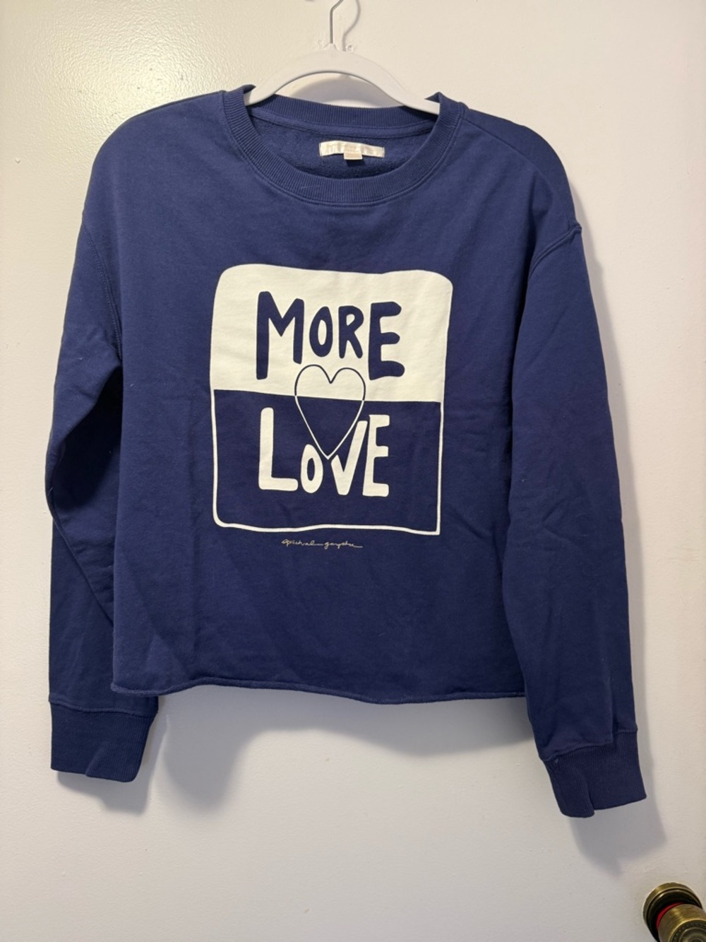 Spiritual Gangster Navy 'More Love' Graphic Sweatshirt